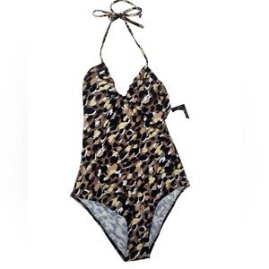 Salt + Cove Leopard Print Swimsuit